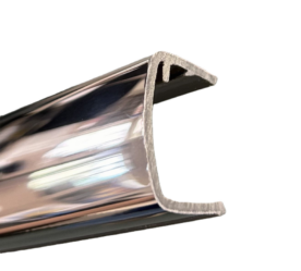 Crosshead extrusion of plastic resin and stainless steel